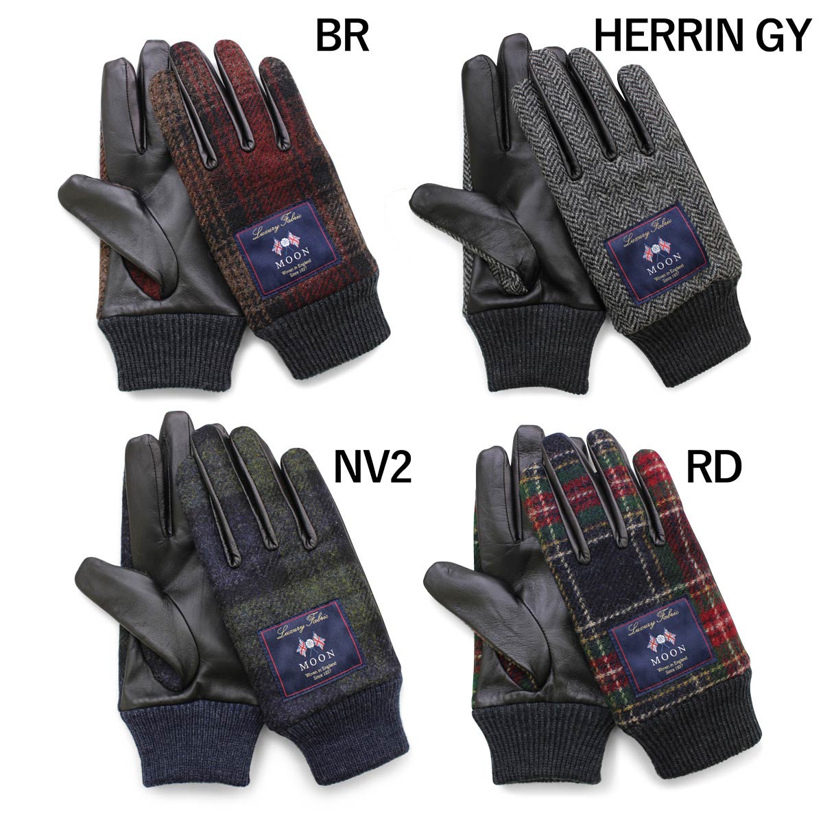 KURODA クロダ 男性用 MOON グローブ タッチパネル対応 〔手囲いサイズ：24cm〕 手袋 BR