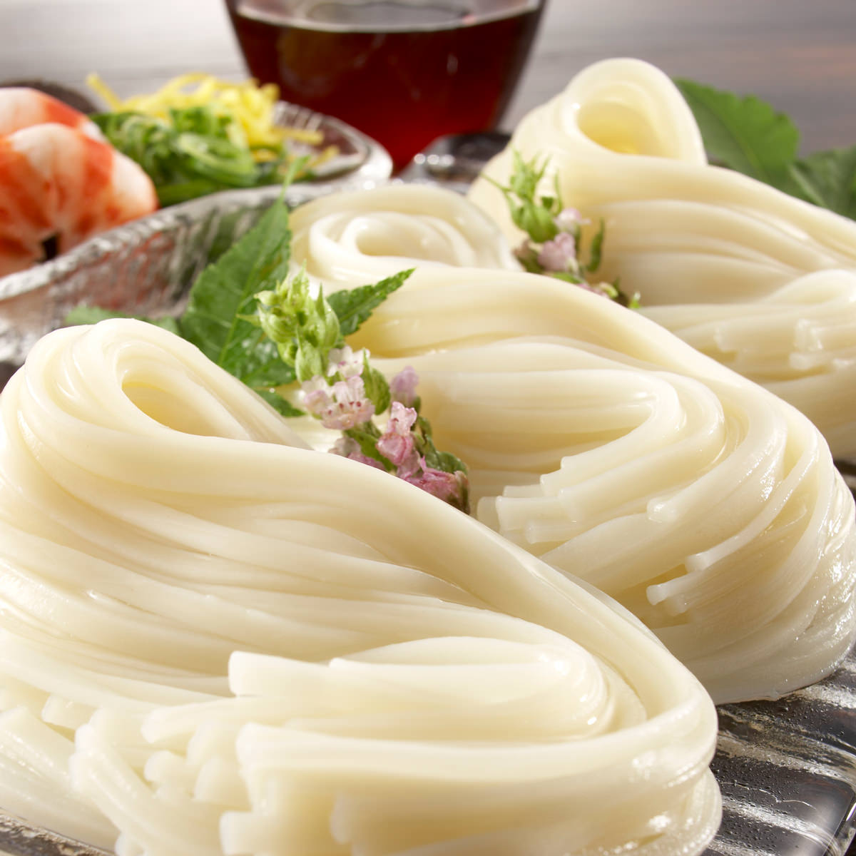 稲庭古来うどん 桜うどん 食べ比べ 〔うどん150g×2、桜うどん300g〕稲庭うどん 乾麺