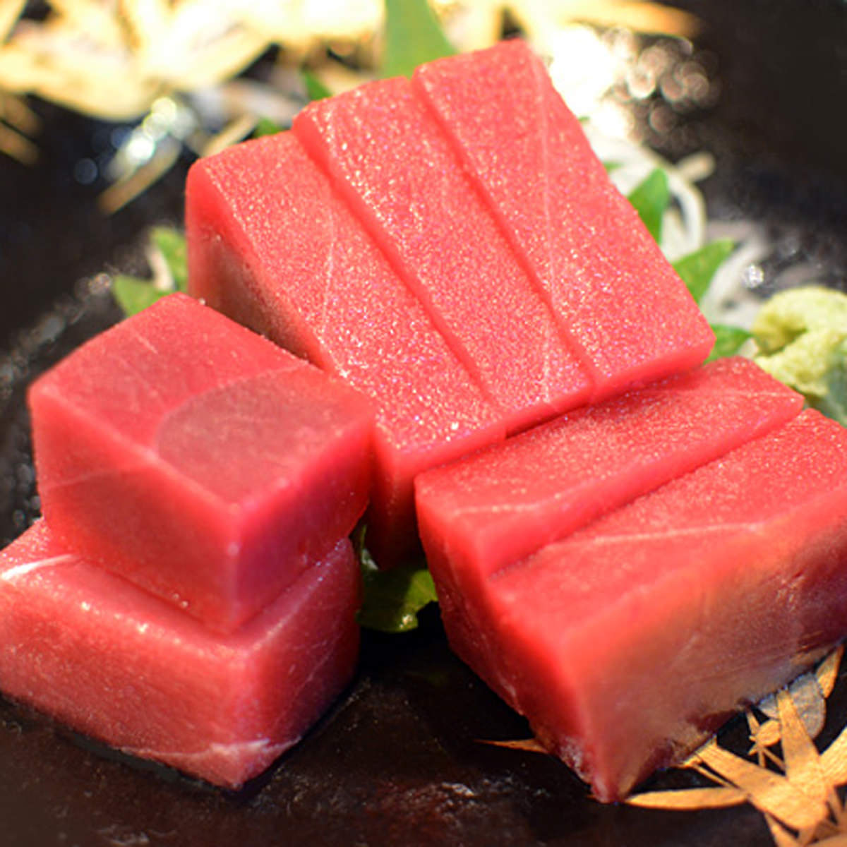 豊洲の宮商 本マグロセットC〔蓄養本マグロ中トロ、天然本マグロ赤身〕まぐろ 柵 冷凍【北海道・沖縄県・離島 配送不可】