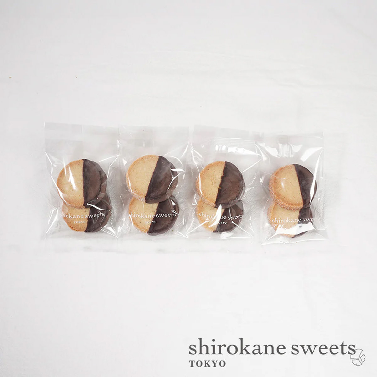 白金ショコラクッキー バニラ〔2枚入×4〕スイーツ クッキー ポスト投函便