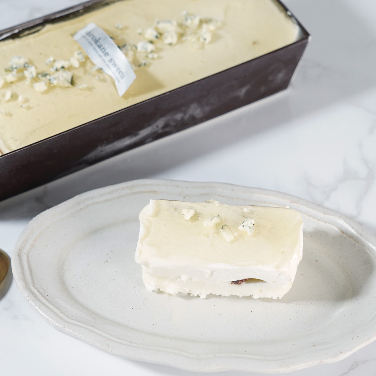 白金プレミアム手作りアイスクリームケーキ ブルーチーズ〔約250g〕スイーツ デザート