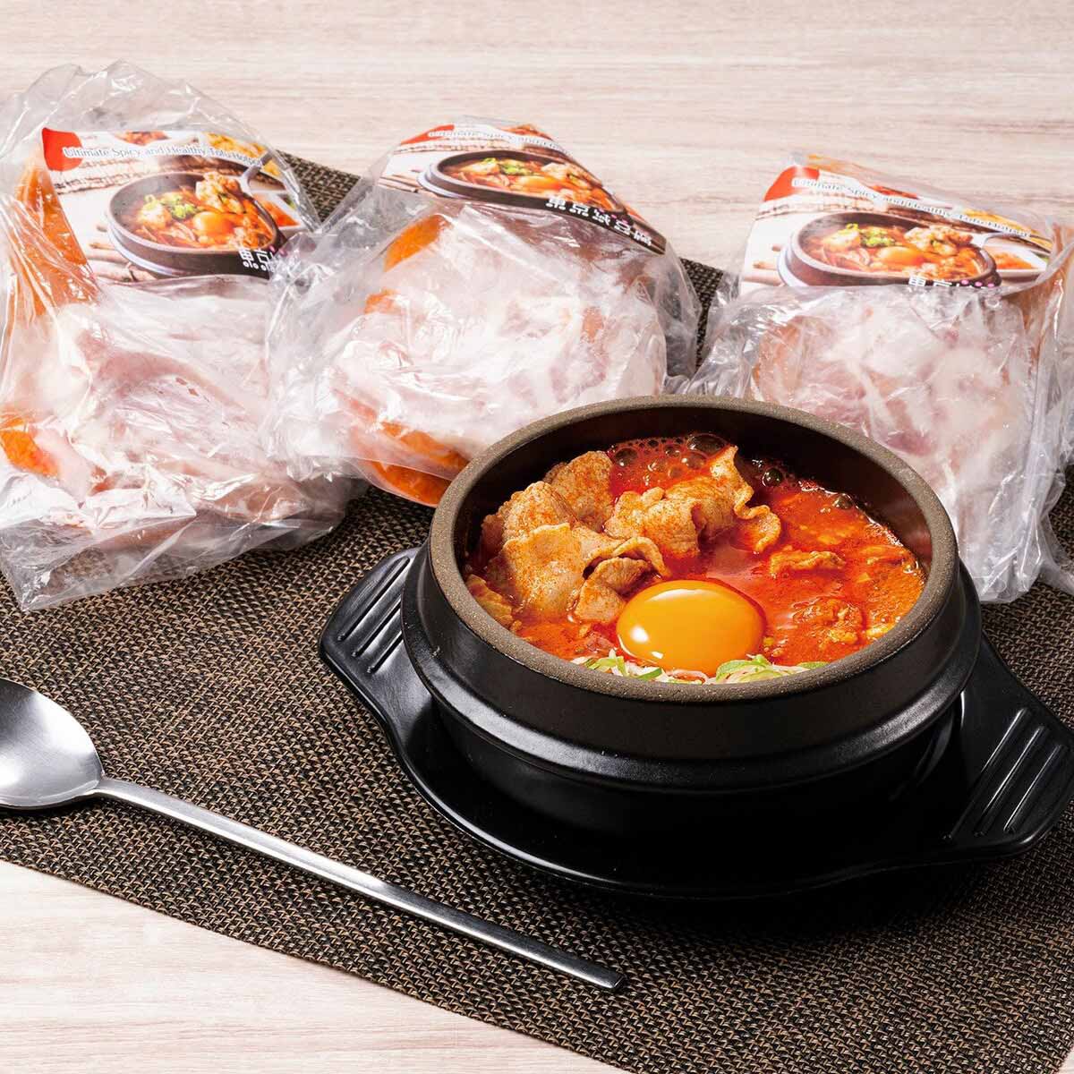 東京純豆腐 豚スンドゥブ 〔(スープ、豚肉)×4〕スンドゥブ 具材