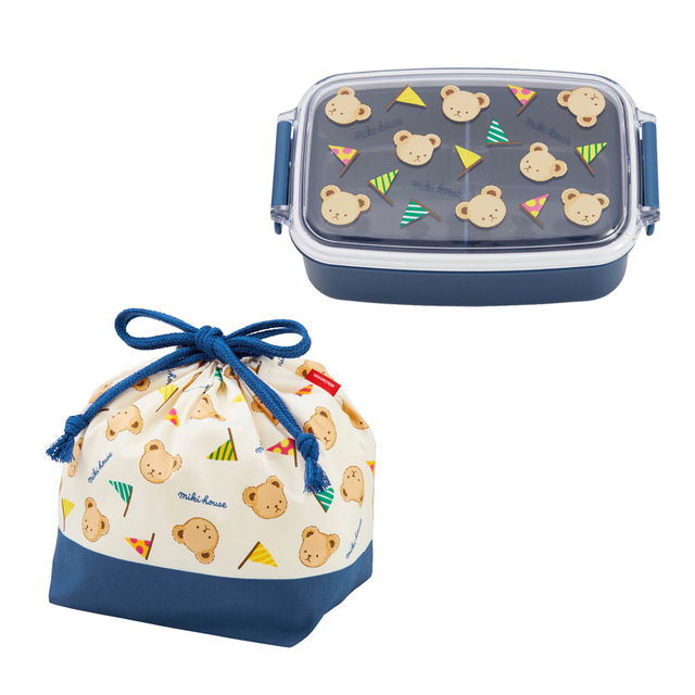 ミキハウスベア ランチボックス（500mｌ）＆ランチバッグ