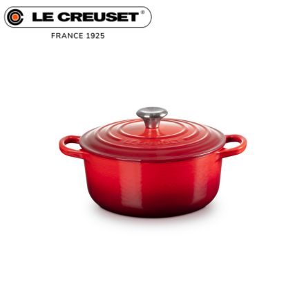 ル・クルーゼ New Core シグニチャー ココット・ロンド 20cm (BM) チェリーレッド 21177200600430