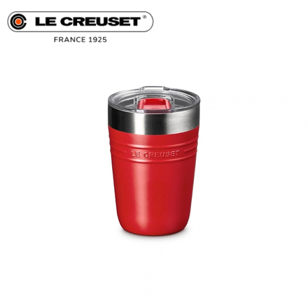 ル・クルーゼ OTG タンブラー 350ml チェリーレッド 41070350600001