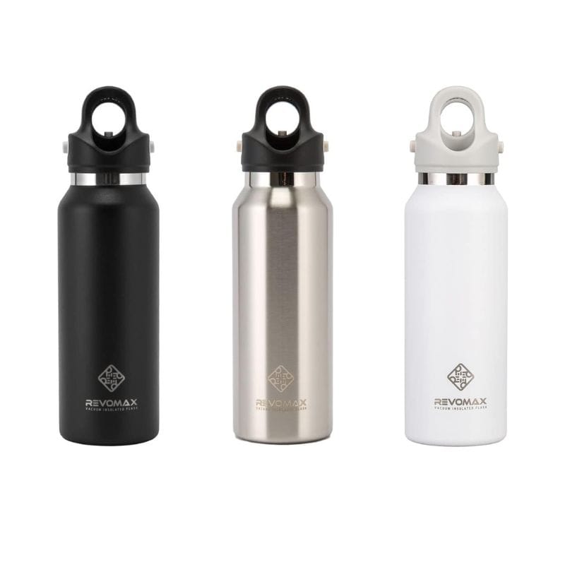 REVOMAX 真空断熱ボトル レボマックス 12oz slim マットホワイト DWF12115S-JP-V3