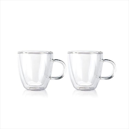 bodum ボダム ビストロ ダブルウォールマグ 0.14L 2個入り 10602-10