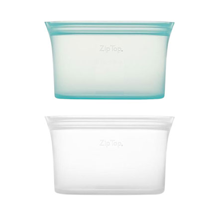 ジップトップ ディッシュ M ティール シリコン 保存容器 保存袋 まち付き レンジ 食洗器対応 耐熱 冷凍 冷蔵 Z-DSHM-03