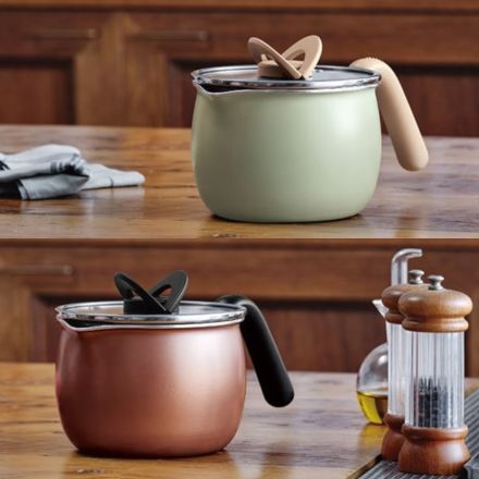 T-fal ティファール オプティスペース マルチポット 14cm シナモンブラウン A54787