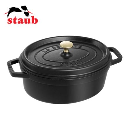 staub ストウブ ピコ・ココット オーバル 27cm ブラック 40500-271