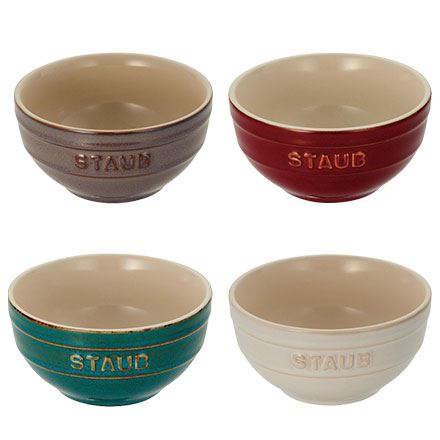 staub ストウブ ビンテージカラー セラミックボウル 12cm アイボリー 40511-833 ボール 電子レンジ対応