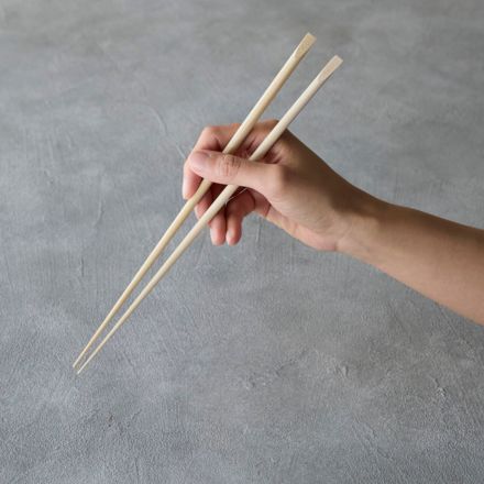 にちにち道具 竹の道具 盛り付け箸 28cm (丸)