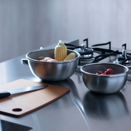 にちにち道具 ステンレス ボウル サテン仕上げ 21cm