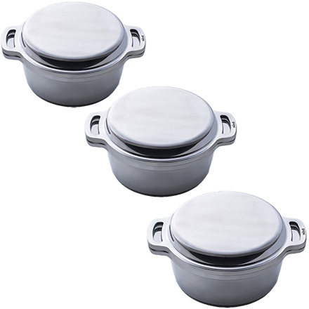 HALムスイ KING 両手鍋 無水鍋 18cm 600032