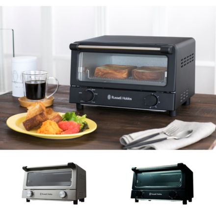 Russell Hobbs ラッセルホブス オーブントースター マットブラック 7740JP-BK