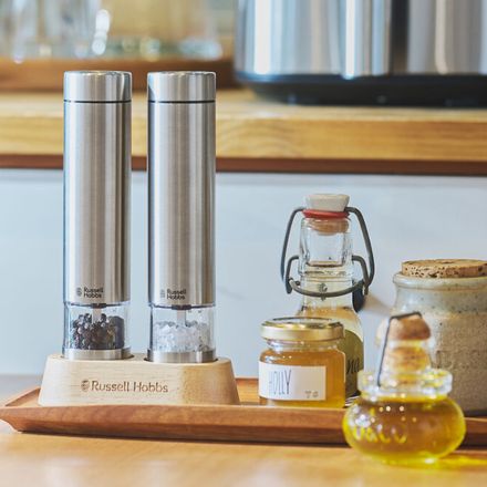 Russell Hobbs 電動ミル ソルト&ペッパー ミニ シルバー 7935JP