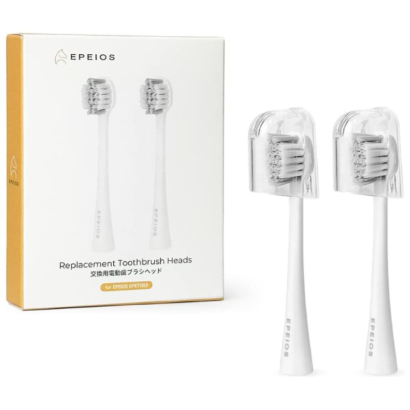 【送料込み】EPEIOS エペイオス 替えブラシヘッド 2本 コンパクトサイズ ホワイト A2008AWUN1