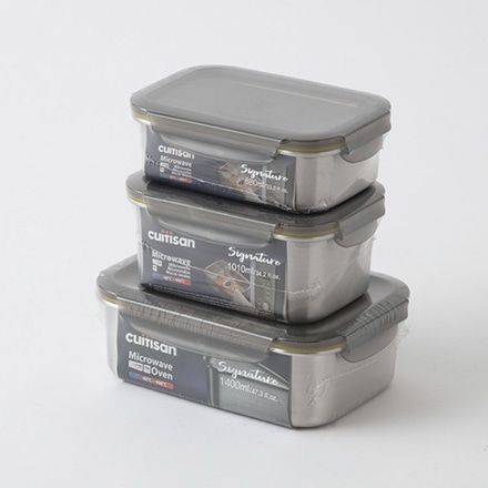 Cuitisan クイッティサン Signature Signature 3点セット 中 専用箱入り シルバー