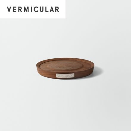 Vermicular バーミキュラ マグネットトリベット 18cm用 ブラックウォールナット×マットリネンベージュ MT18WN-BG