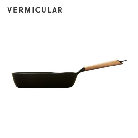 Vermicular バーミキュラ フライパン 28cm 深型 ハンドル材：オーク FP28D-OK