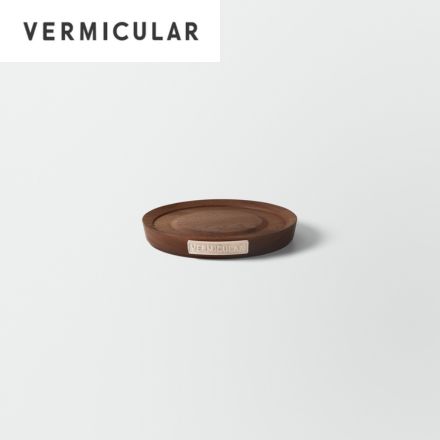 Vermicular バーミキュラ マグネットトリベット 14cm用 ブラックウォールナットxマットリネンベージュ MT14WN-BG