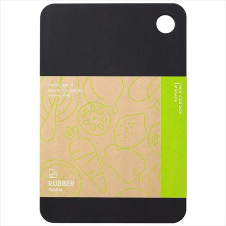 RUBBER Rubber ラバラバ カッティングボード M 黒 NBD001 まな板