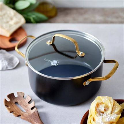 グリーンパン ストゥディオ キャセロール 20cm ガラス蓋付 CC007338-004