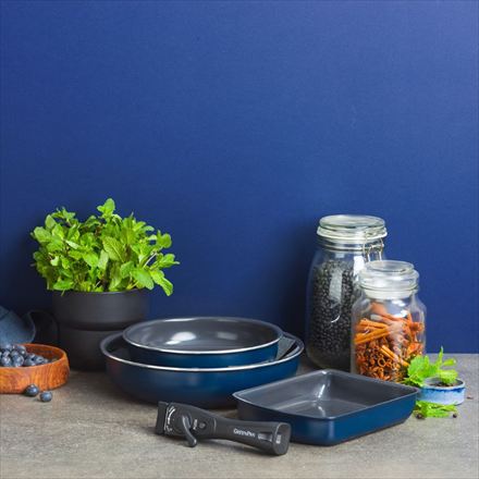 グリーンパン クリックシェフ セット5 オックスフォードブルー CC009790-104