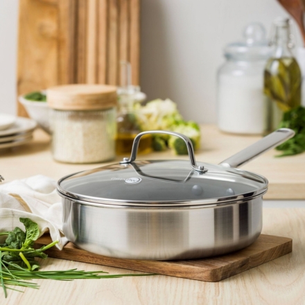 GreenPan エーペックス 深型フライパン24cm ガラス蓋付き CC010632-104
