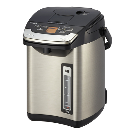 とく子さん 蒸気レスVE 電気まほうびん 3.0L ブラック PIG-J300K