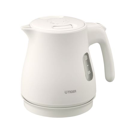 TIGER タイガー 蒸気レス電気ケトル ＜QUICK&SAFE+＞ 0.8L マットホワイト PCV-A080WM