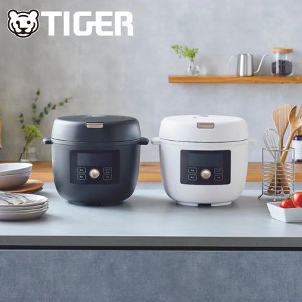 TIGER タイガー 電気圧力鍋〈TIGER COOKPOT〉4.0L マットブラック COK-B400KM