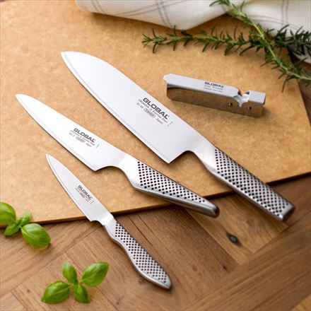 GLOBAL グローバル 三徳包丁4点セット GST-C46