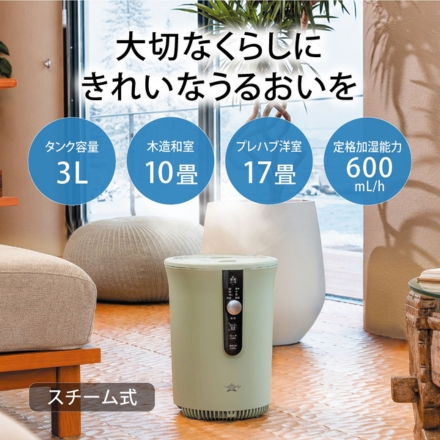 アラジン スチーム式加湿器 グリーン AHF-60A(G)