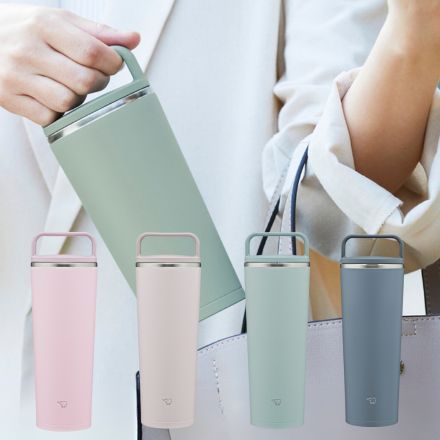 象印マホービン ステンレス キャリータンブラー 0.4L アッシュグリーン SXJS40-GM