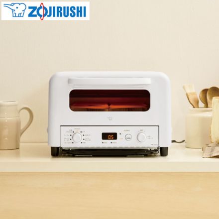 象印マホービン オーブントースター ホワイト EQ-HM30-WA