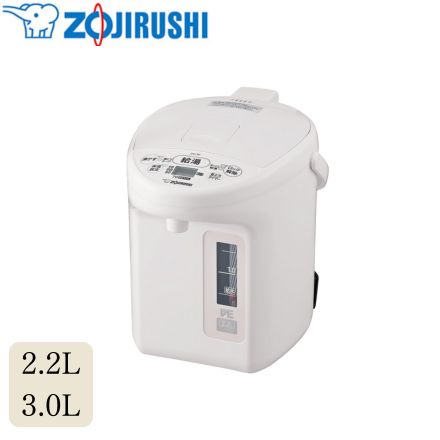 象印マホービン 優湯生 VE電気まほうびん 3.0L ホワイト CV-TF30-WA