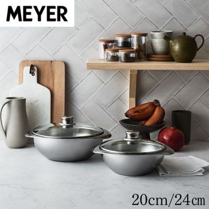MEYER マイヤー NEWPAN 20cm ガラス蓋付き PM-NP20T
