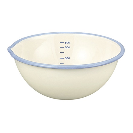 富士ホーロー Honey Ware 15cm 片口ボール ホワイト BM-15B･W