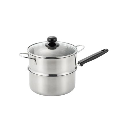 蒸しごよみ 片手二段蒸し器 18cm SJ3357