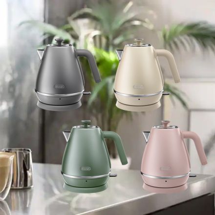 De'Longhi デロンギ ディスティンタ・ペルラ 電気ケトル 1L グリーン KBIN1200J-GR