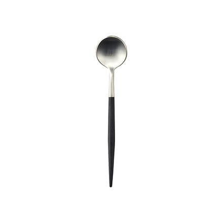 Cutipol クチポール GOA ゴア ブラック エスプレッソスプーン シルバー 単品 GO.12