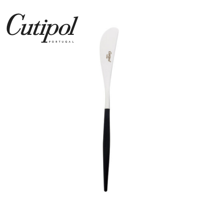 Cutipol クチポール GOA ゴア ブラック バターナイフ シルバー 単品 GO.25