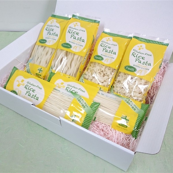 米粉パスタ3種お試しセット 岐阜県産 3種x各2袋 【グルテンフリー】