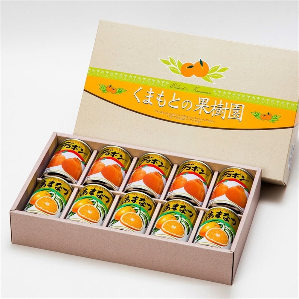 くまもとの果樹園 デコポンあまなつ缶詰 熊本県産 300g×10缶 DA-30