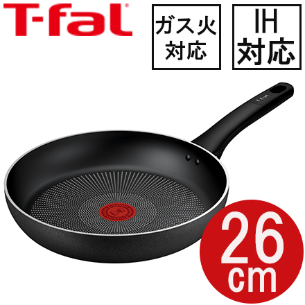 T-fal ティファール IHチタン・エクセレンス ブラックスパークル フライパン26cm G85405