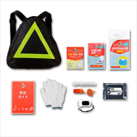 防災バッグ ピラミッド10点セット 51085