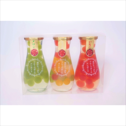 和歌山 ふみこ農園 3種のフルーツボールゼリーセット