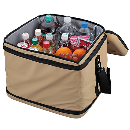 キャプテンスタッグ スーパーコールド クーラーバッグ 43L ベージュ UE-618