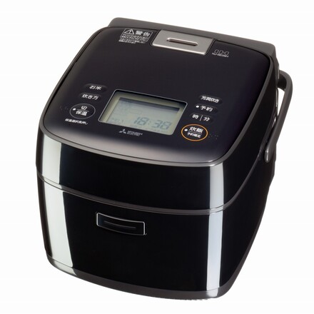 三菱電機 炭炊釜 ＩＨジャー炊飯器 備長炭 小釜 黒曜(こくよう) NJ-SE06H-B